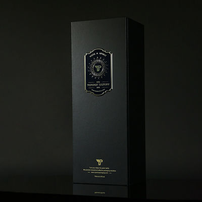 Custom Luxury Mahogany Wine Box Magnetic Whiskey Packaging Box for Premium Spirits Champagne