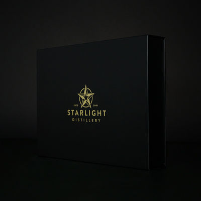 Custom Three Bottles Gift Box Set Matte Black Luxury Cardboard Flip Foldable Wine Packaging Rigid Box