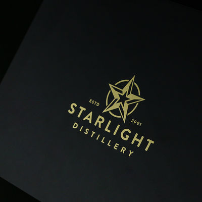Matte Black Luxury Cardboard Three Wine Bottle Gift Packaging Box