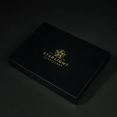 Custom Three Bottles Gift Box Set Matte Black Luxury Cardboard Flip Foldable Wine Packaging Rigid Box
