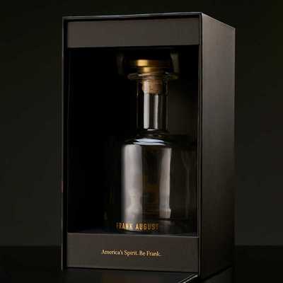 Custom Matte Black Soft Touch Push To Open Wine Bottle Box Packaging Magnetic Luxury Packaging Stamping