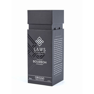Personalised Lid Off Luxury Wine Packaging Box Rigid Wine Bottle Cardboard Box