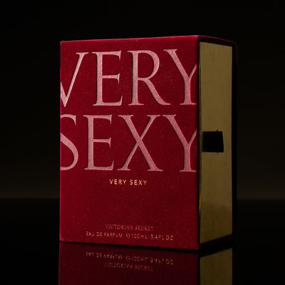 Custom Luxury Perfume Box Gift Packaging Velvet Stamping Logo With Drawer Insert