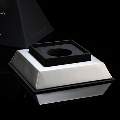 Matte Black Triangular Creactive Luxury Packaging Perfume Fragrance Gift Display Box