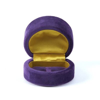 Rich Suede Velvet Jewellery Box Custom For Wedding Day Women Engagement