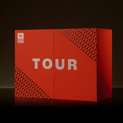 Double Opening Custom Electronics Packaging Paper Gift Box With UV Embossing