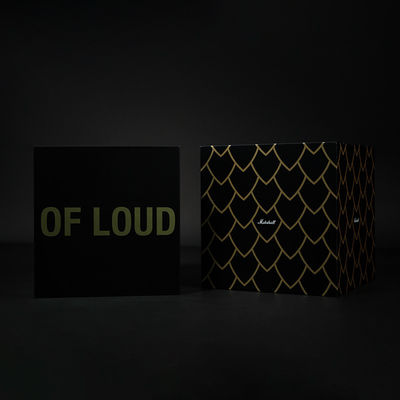 Marshall Hot Stamping Logo Gift Box Custom Rigid Magnetic Box Packaging