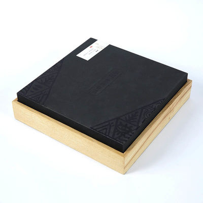 Custom Tea Gift Packaging Box Recyclable Wooden Box Paper Bag With Logo