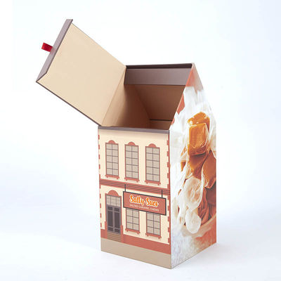 Premium Cardboard Chocolate Gift Packaging Multi Layer Clamshell Gift Box Custom
