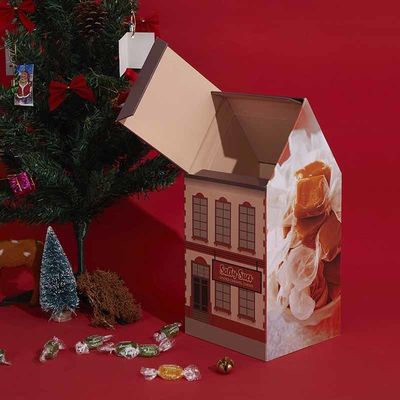 Premium Cardboard Chocolate Gift Packaging Multi Layer Clamshell Gift Box Custom