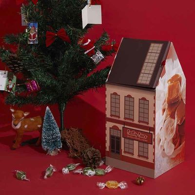 Premium Cardboard Chocolate Gift Packaging Multi Layer Clamshell Gift Box Custom