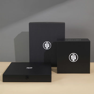 Luxury Matte Flip Top Electronic Product Packaging Clamshell Gift Packaging Box