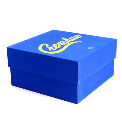 Compostable Velvet Jewelry Packaging Box Custom Luxury Cardboard Gift Box