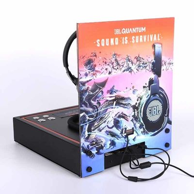 Headphone Audio Display Combination Functional Audio Ad POS POP Display Stands