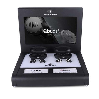 Earphone Acrylic Display Holder Headphone Headset Display Stand Rack Insert SD Card