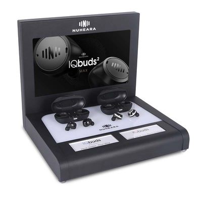 Earphone Acrylic Display Holder Headphone Headset Display Stand Rack Insert SD Card