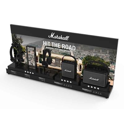 Multifunction Countertop Speaker Display Stand Audio Headphone Acrylic Display Rack Stand Holder Set