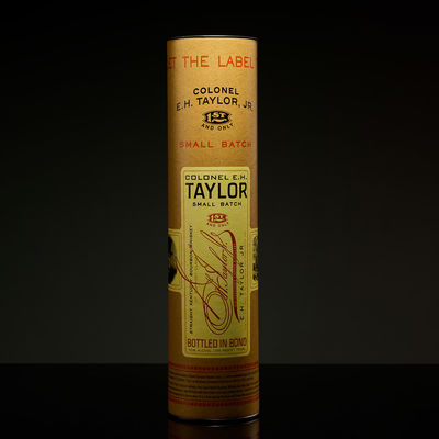 Paper Cylinder Wine Bottle Tube Packaging Box Round Wine Gift Box With Metal Lid