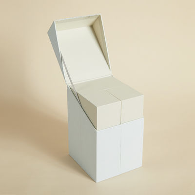 Clamshell Double Open Door Jewelry Gift Boxes With Multi Layer Drawer Customizable