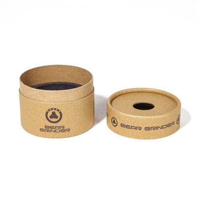 Custom Kraft Cardboard Cylinder Paper Tube Box Packaging Round Candle Box 