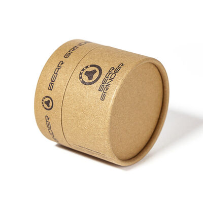 Custom Kraft Cardboard Cylinder Paper Tube Box Packaging Round Candle Box 