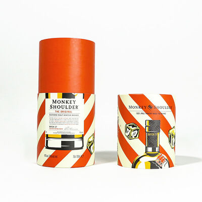 Custom Premium Paper Packaging Tube Box Round Rigid Box Wine  Perfume Skincare Products Cylindrical Box