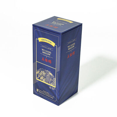 Custom Luxury Matt Rigid Cardboard Packaging Boxes Liquor Champagne Whisky Red Wine Bottles Glass Paper Gift Box