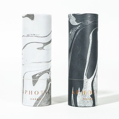 Custom Luxury Cardboard Packaging Cylinder Round Paper Tube Packaging Gift Box for Cosmetic Perfume Lip Gloss Tubes Tea Candy