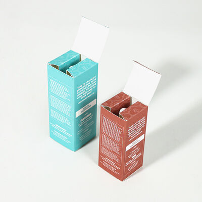Custom Logo Foldable Cardboard Folding Card Paper Boxes Packaging Skincare Cosmetics Carton