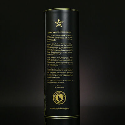 Custom Cylindrical Tall Round Black Wine Tin Can Packaging Tube Box Metal Container Tinplate Canister for Bottle