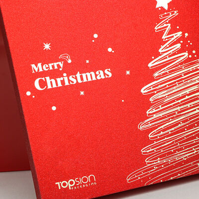 Magnetic Clamshell Flip-top Rigid Box Premium Custom Matte Foil Gift Box Packaging for Christmas Valentine's Day New Year