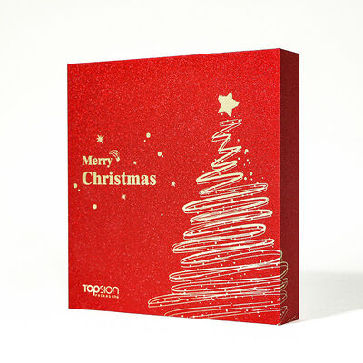 Magnetic Clamshell Flip-top Rigid Box Premium Custom Matte Foil Gift Box Packaging for Christmas Valentine's Day New Year