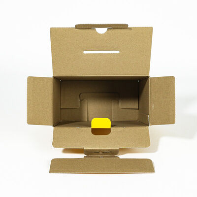 Custom Hang Windowed Premium Kraft Paper Cardboard Box Packaging Reatail Hanging Paper Box for Consumer Electronics