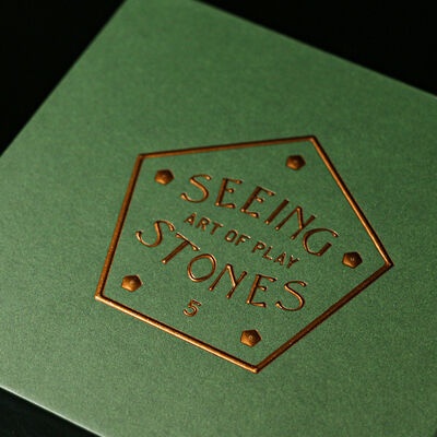 Custom Luxury Embossing Hot Stamping Rigid Cardboard Clamshell Box Green with Insert