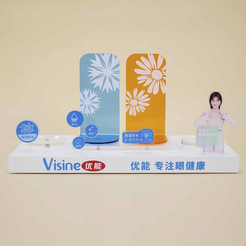 Acrylic Supermarket Countertop Retail Display Racks For Electronic Personal Care Store
