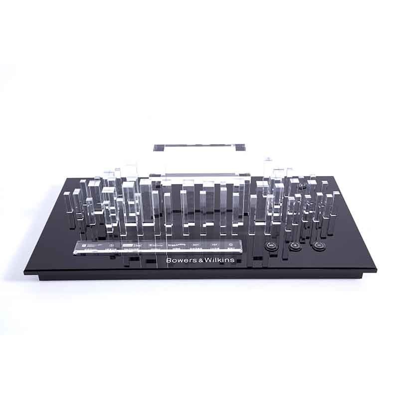 Custom Portable POP POS Display Electric Acrylic Display Rack Stand