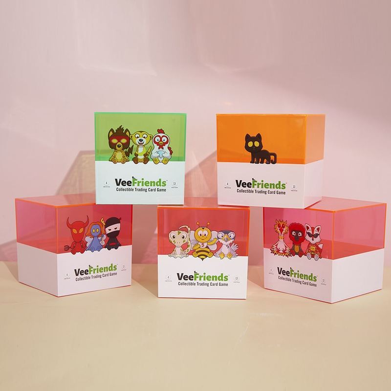 Clear PVC Plastic Gift Boxes Eco Friendly Toy Cosmetic Handmade Foldable Flip Box